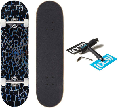 [ ] Skateboard Complete | Maple Wood | Professional Grade | Fully Assembled with Skate Tool & Stickers | Adults, Kids, Teens, Youth | Boys & Girls