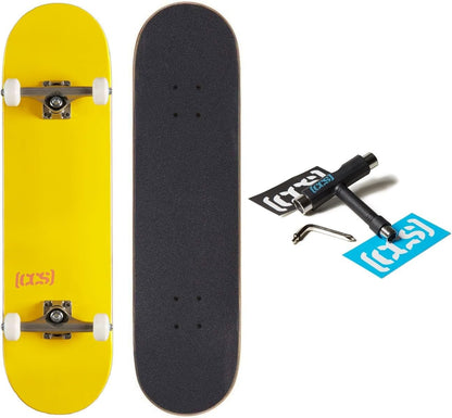[ ] Skateboard Complete | Maple Wood | Professional Grade | Fully Assembled with Skate Tool & Stickers | Adults, Kids, Teens, Youth | Boys & Girls