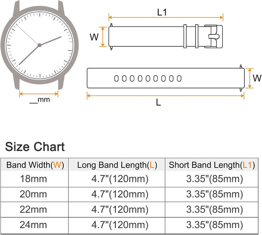 Silicone Watch Band Quick Release Soft Rubber Watch Strap for Men Women