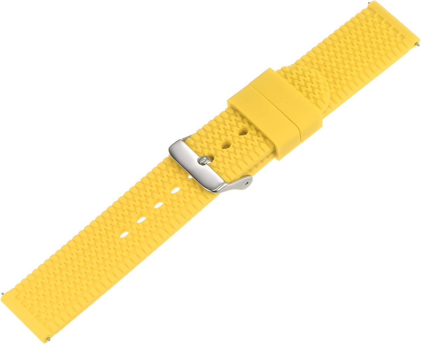 Silicone Watch Band Quick Release Soft Rubber Watch Strap for Men Women