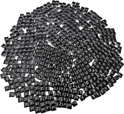 500PCS / 1.1LB Square Ceramic Mosaic Tiles, 0.4 x 0.4 inch Handmade Making Creative Micro Mosaic Tiles for DIY Art and Home Decorations (Yellow)