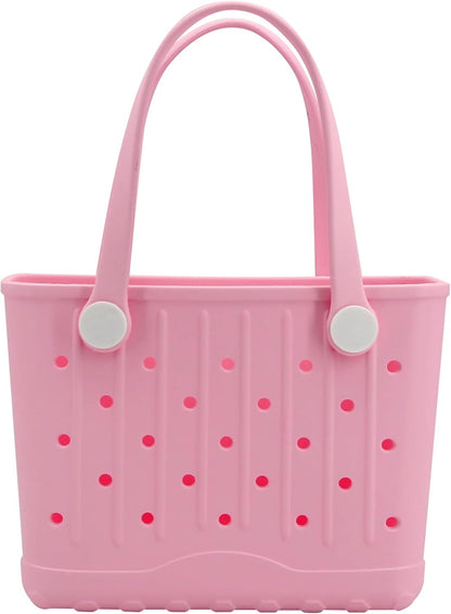 Small Rubber Beach Bags Creative EVA Beach Totes Waterproof Travel Bag for Beach, Picnic, Sports, Yoga