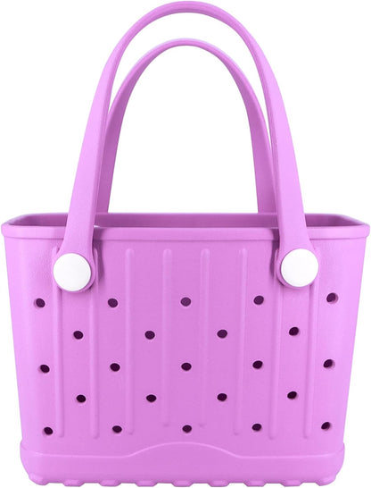 Small Rubber Beach Bags Creative EVA Beach Totes Waterproof Travel Bag for Beach, Picnic, Sports, Yoga