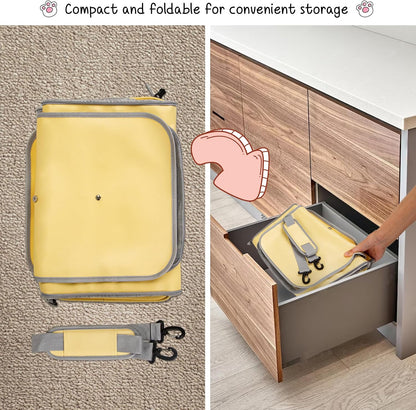 Pet Carriers for Cats Small Soft-Sided Travel Animal Dogs Under 16lbs, Collapsible Travel Pet Carrier Bag for Puppies Kittens Cats Dogs,Yellow