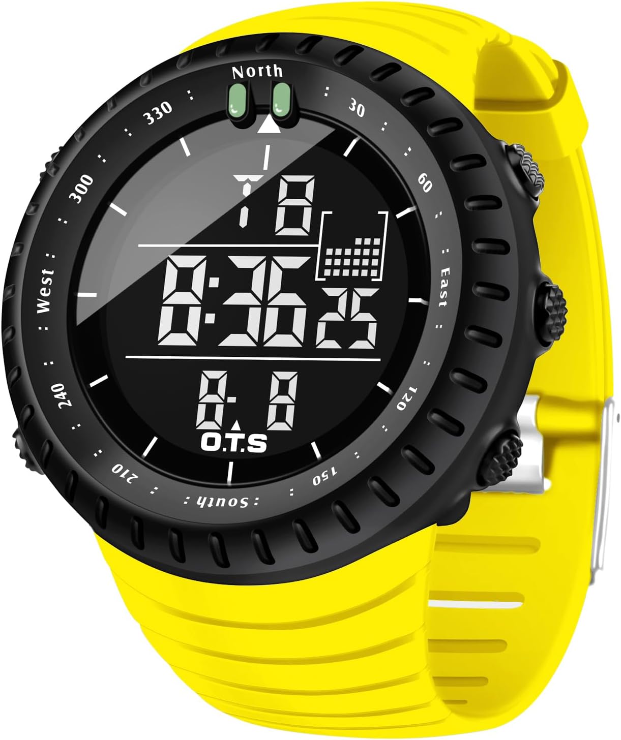Men's Digital Sports Watch Waterproof Tactical Watch with LED Backlight Watches for Men