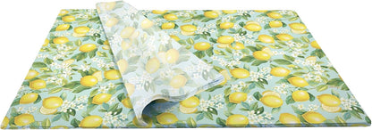 Printed Unfolded Gift Tissue 20" x 30", Lemon Tree, 240 Sheets