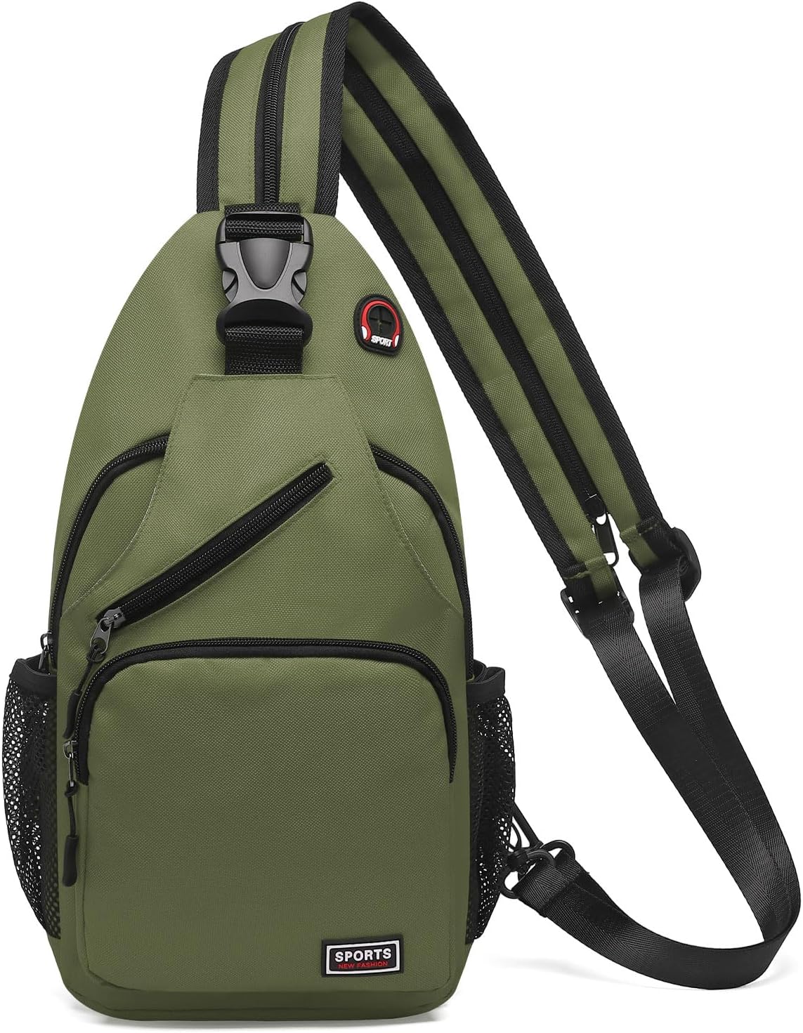 Convertible Sling Bag for Women Men Fit for 7.9" Tablet Yellow | Lightweight Mini Crossbody Backpack Daypack Anti-theft with Water Bottle Holder for Casual Travel Sport Hiking
