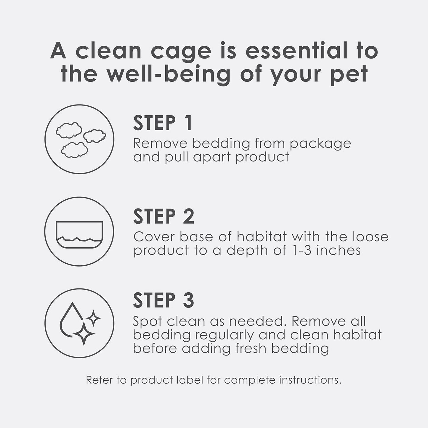 Clean & Cozy Natural Paper Bedding, Made for Small Animals, 49.2 Liters