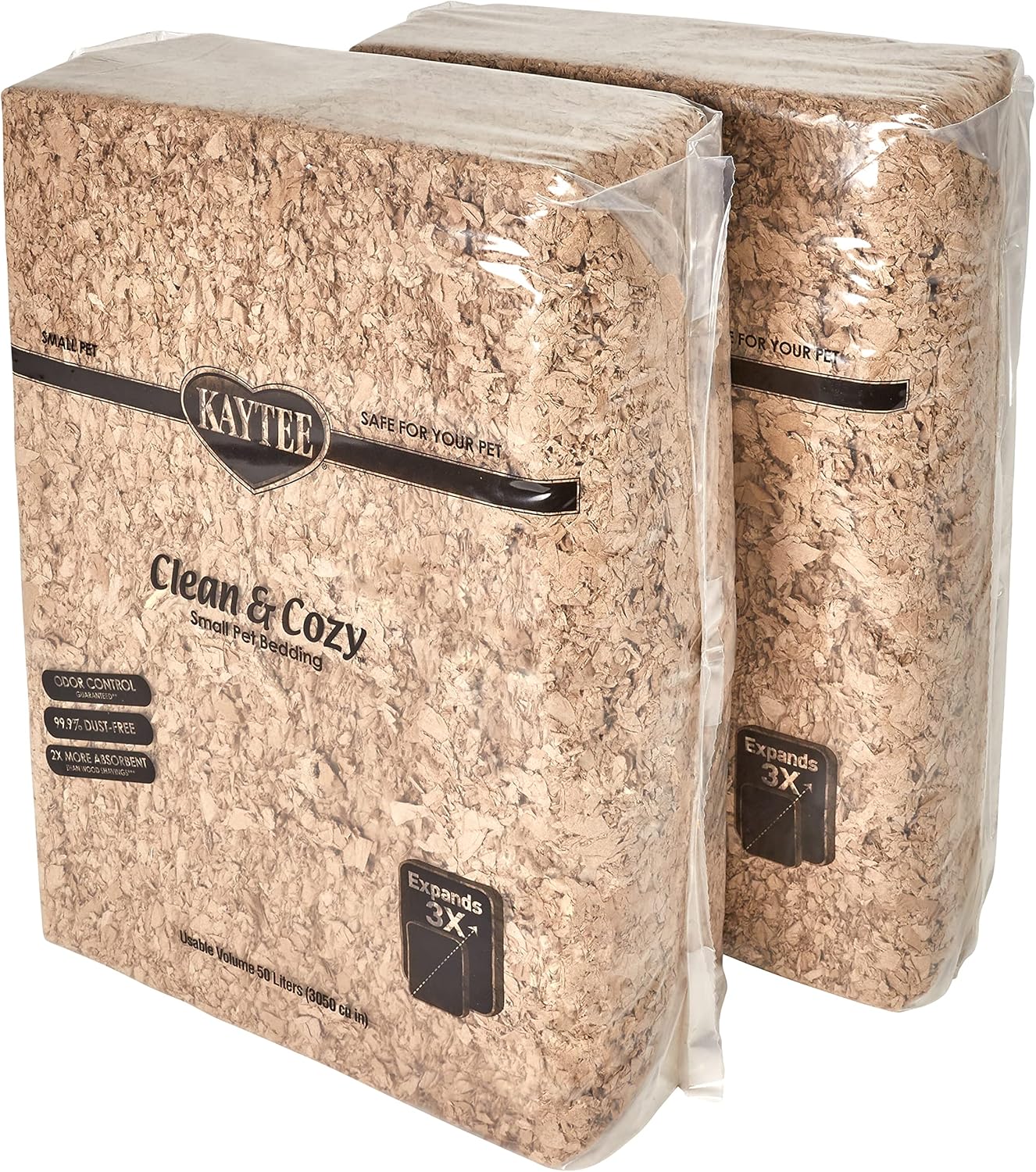 Clean & Cozy Natural Paper Bedding, Made for Small Animals, 49.2 Liters