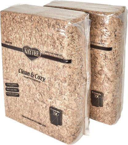 Clean & Cozy Natural Paper Bedding, Made for Small Animals, 49.2 Liters