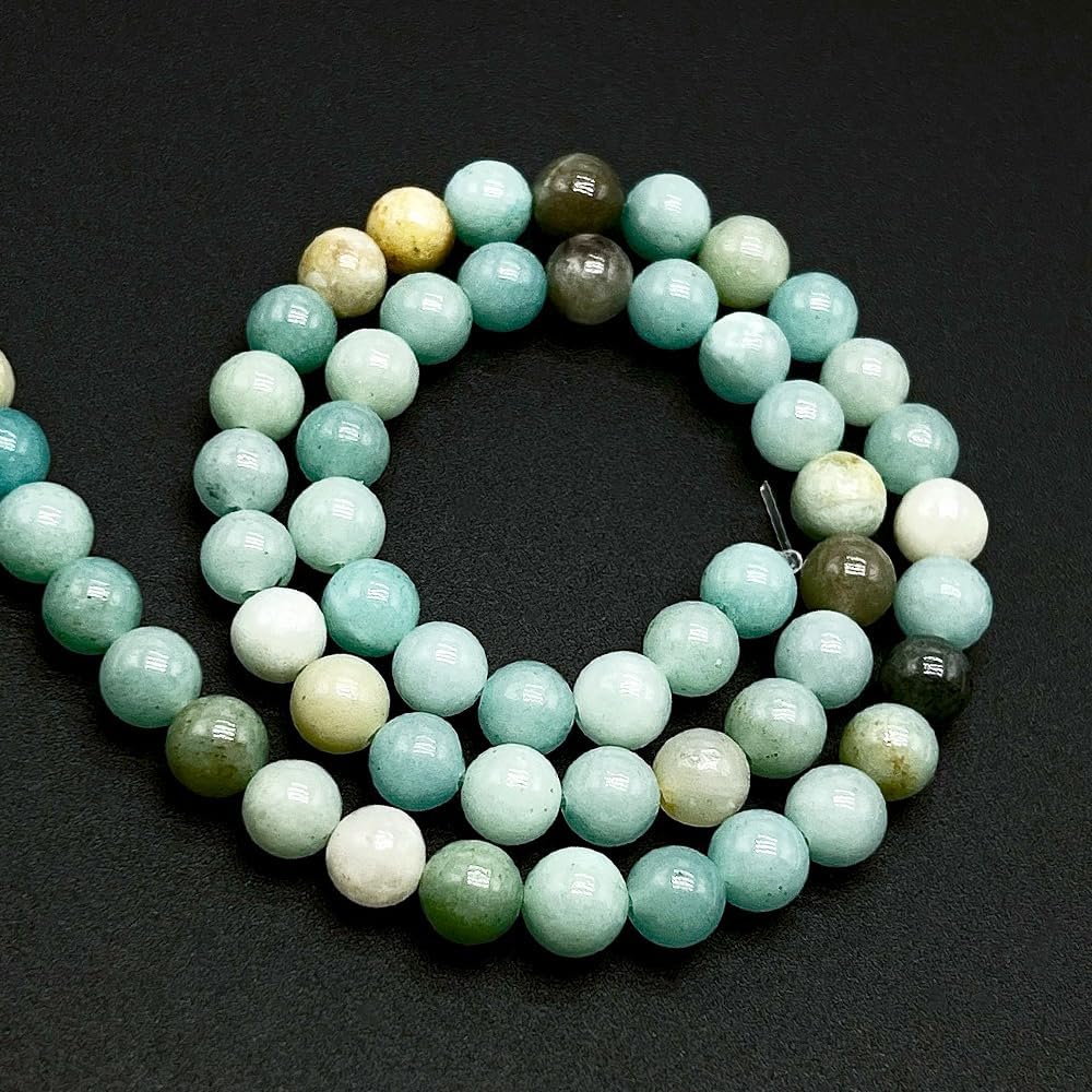 Natural Gemstone Yellow Jade Round Loose Beads for DIY Jewelry Making | 8mm Polished Smooth Stone Beads for Bracelet Necklace Jwelery Making Supplies