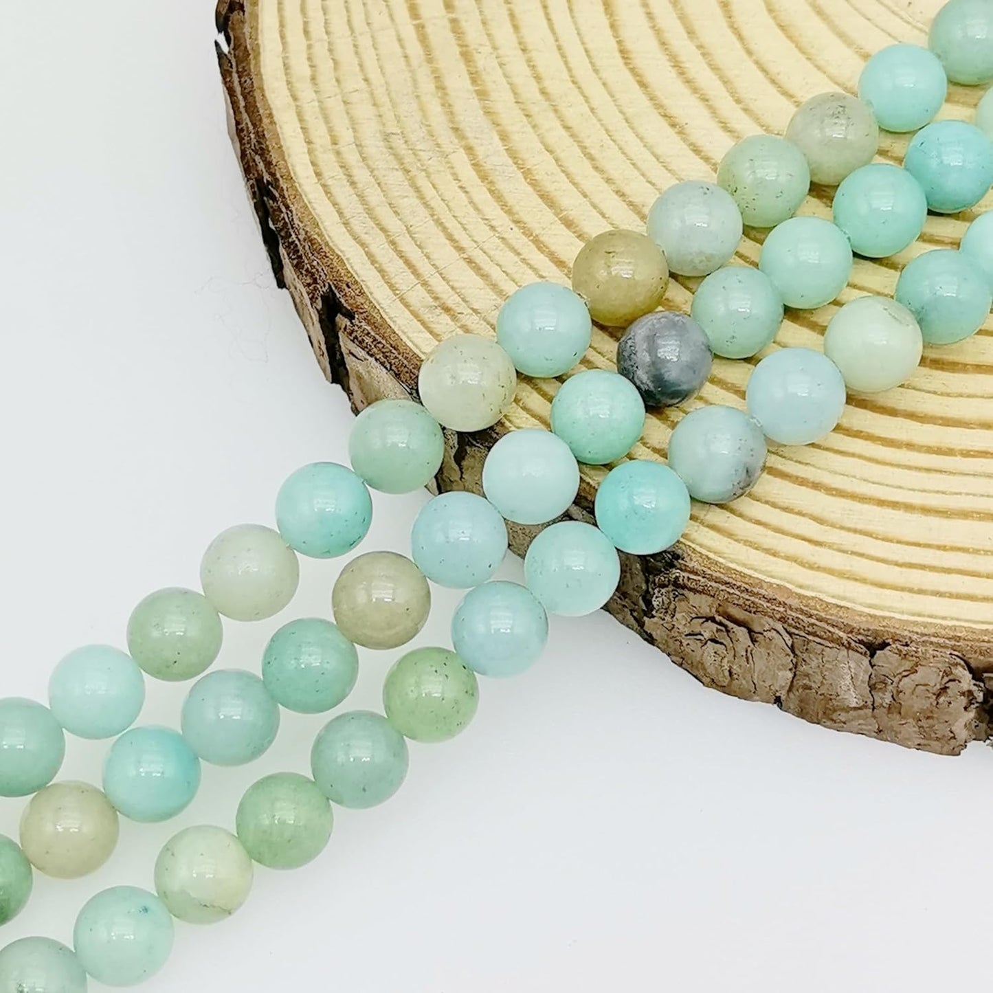Natural Gemstone Yellow Jade Round Loose Beads for DIY Jewelry Making | 8mm Polished Smooth Stone Beads for Bracelet Necklace Jwelery Making Supplies
