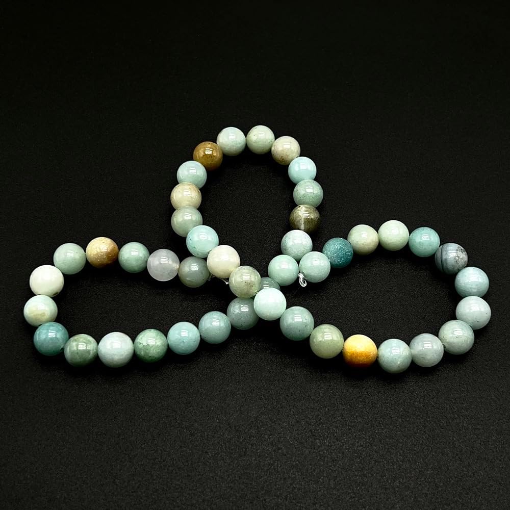 Natural Gemstone Yellow Jade Round Loose Beads for DIY Jewelry Making | 8mm Polished Smooth Stone Beads for Bracelet Necklace Jwelery Making Supplies