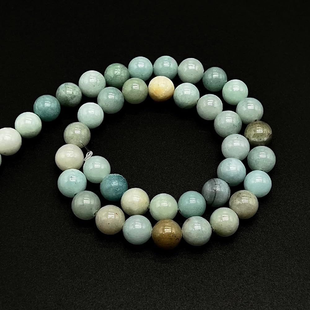 Natural Gemstone Yellow Jade Round Loose Beads for DIY Jewelry Making | 8mm Polished Smooth Stone Beads for Bracelet Necklace Jwelery Making Supplies