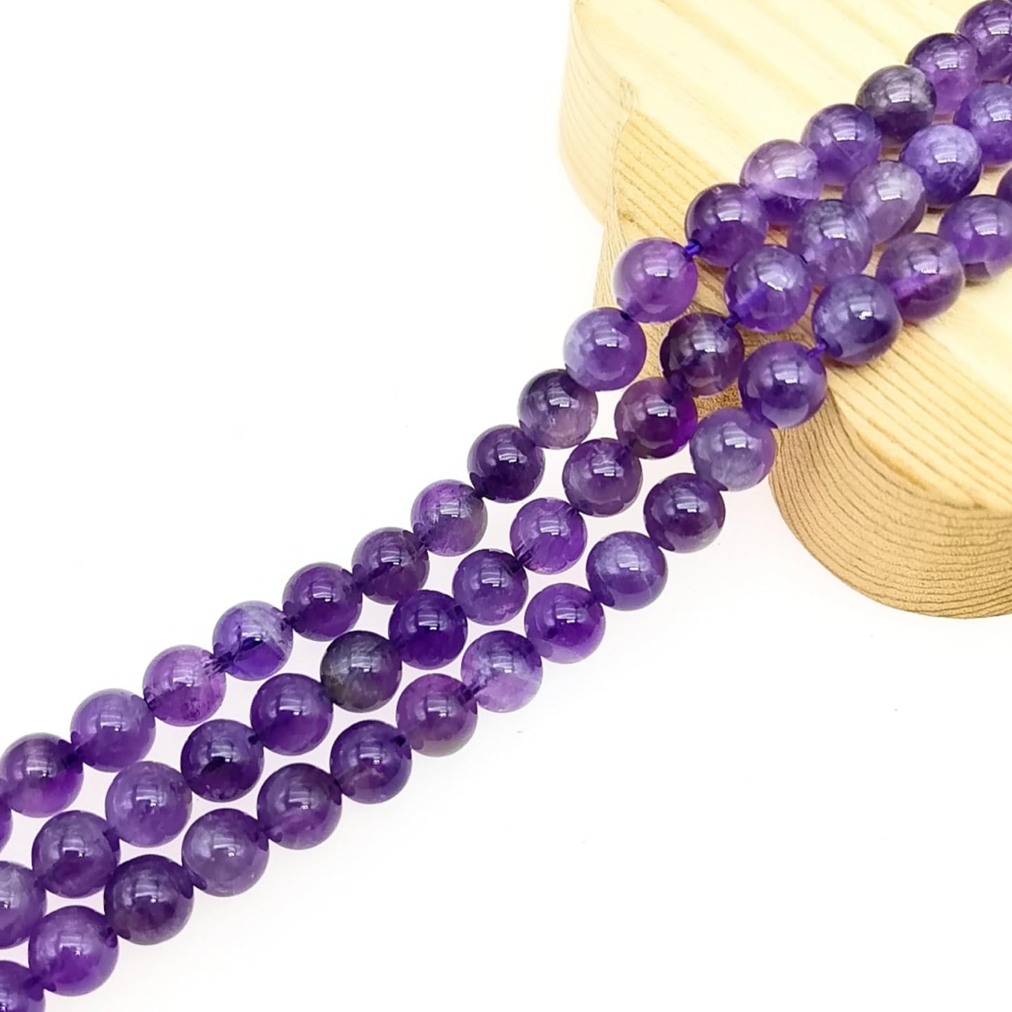 Natural Gemstone Yellow Jade Round Loose Beads for DIY Jewelry Making | 8mm Polished Smooth Stone Beads for Bracelet Necklace Jwelery Making Supplies