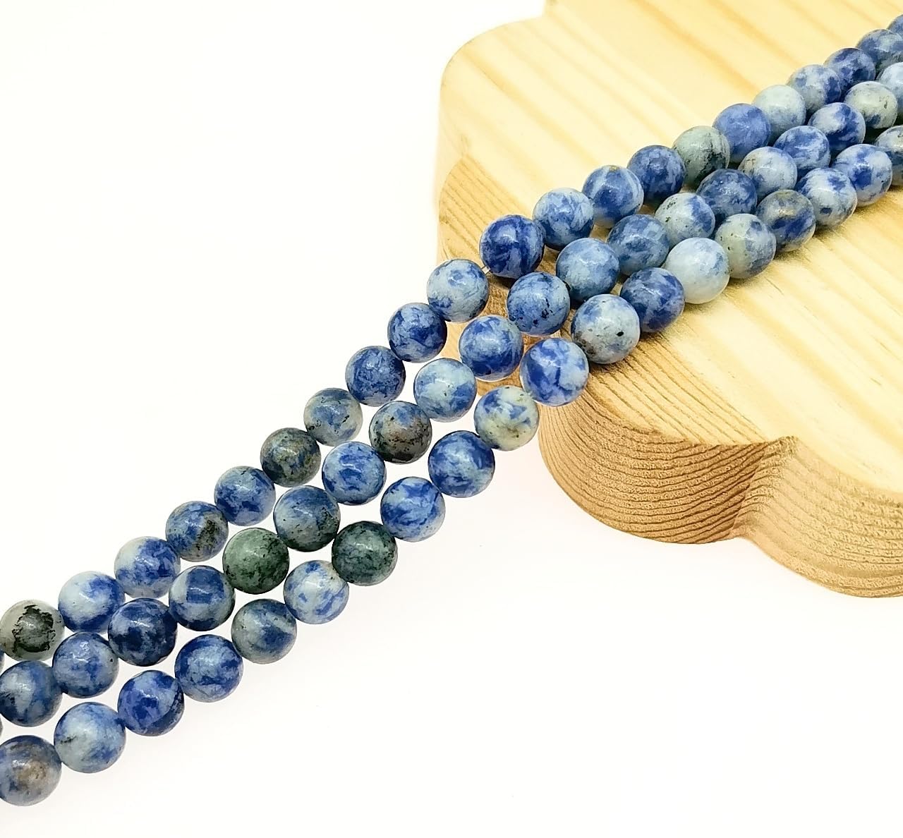 Natural Gemstone Yellow Jade Round Loose Beads for DIY Jewelry Making | 8mm Polished Smooth Stone Beads for Bracelet Necklace Jwelery Making Supplies
