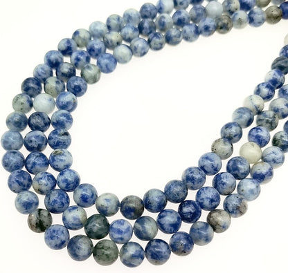 Natural Gemstone Yellow Jade Round Loose Beads for DIY Jewelry Making | 8mm Polished Smooth Stone Beads for Bracelet Necklace Jwelery Making Supplies