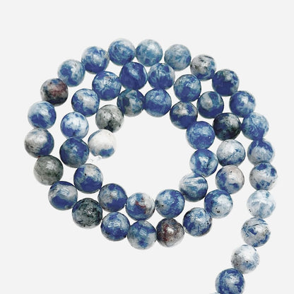 Natural Gemstone Yellow Jade Round Loose Beads for DIY Jewelry Making | 8mm Polished Smooth Stone Beads for Bracelet Necklace Jwelery Making Supplies