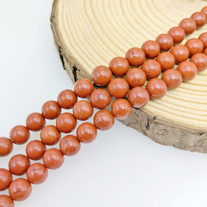 Natural Gemstone Yellow Jade Round Loose Beads for DIY Jewelry Making | 8mm Polished Smooth Stone Beads for Bracelet Necklace Jwelery Making Supplies