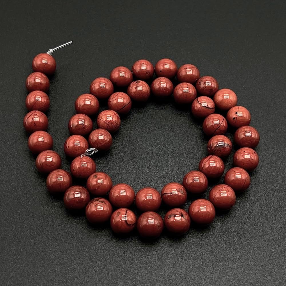 Natural Gemstone Yellow Jade Round Loose Beads for DIY Jewelry Making | 8mm Polished Smooth Stone Beads for Bracelet Necklace Jwelery Making Supplies