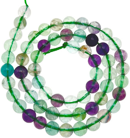 Natural Gemstone Yellow Jade Round Loose Beads for DIY Jewelry Making | 8mm Polished Smooth Stone Beads for Bracelet Necklace Jwelery Making Supplies