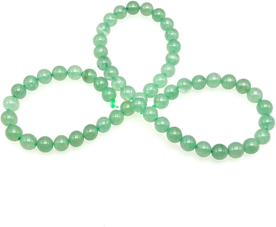 Natural Gemstone Yellow Jade Round Loose Beads for DIY Jewelry Making | 8mm Polished Smooth Stone Beads for Bracelet Necklace Jwelery Making Supplies