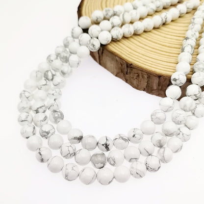 Natural Gemstone Yellow Jade Round Loose Beads for DIY Jewelry Making | 8mm Polished Smooth Stone Beads for Bracelet Necklace Jwelery Making Supplies