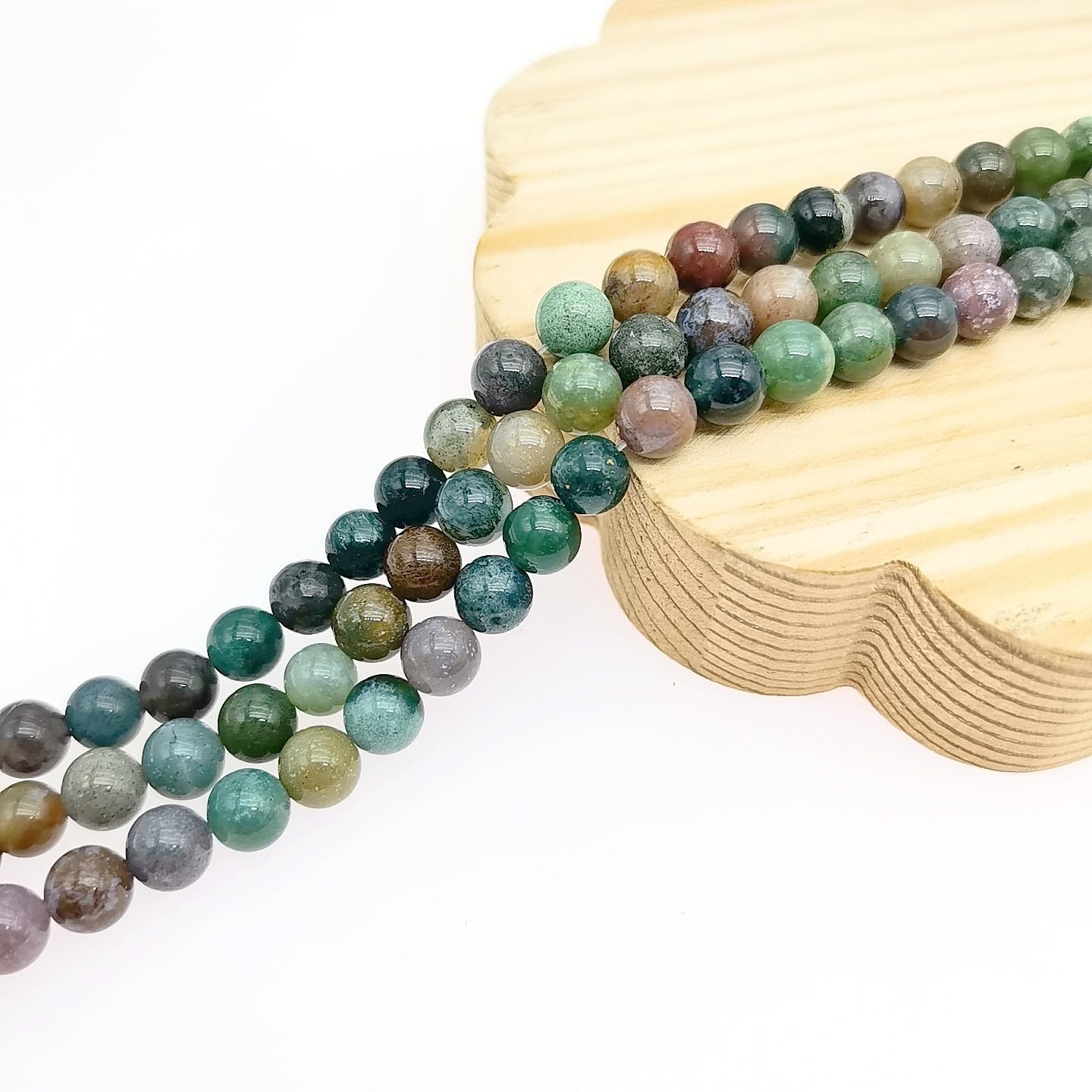 Natural Gemstone Yellow Jade Round Loose Beads for DIY Jewelry Making | 8mm Polished Smooth Stone Beads for Bracelet Necklace Jwelery Making Supplies
