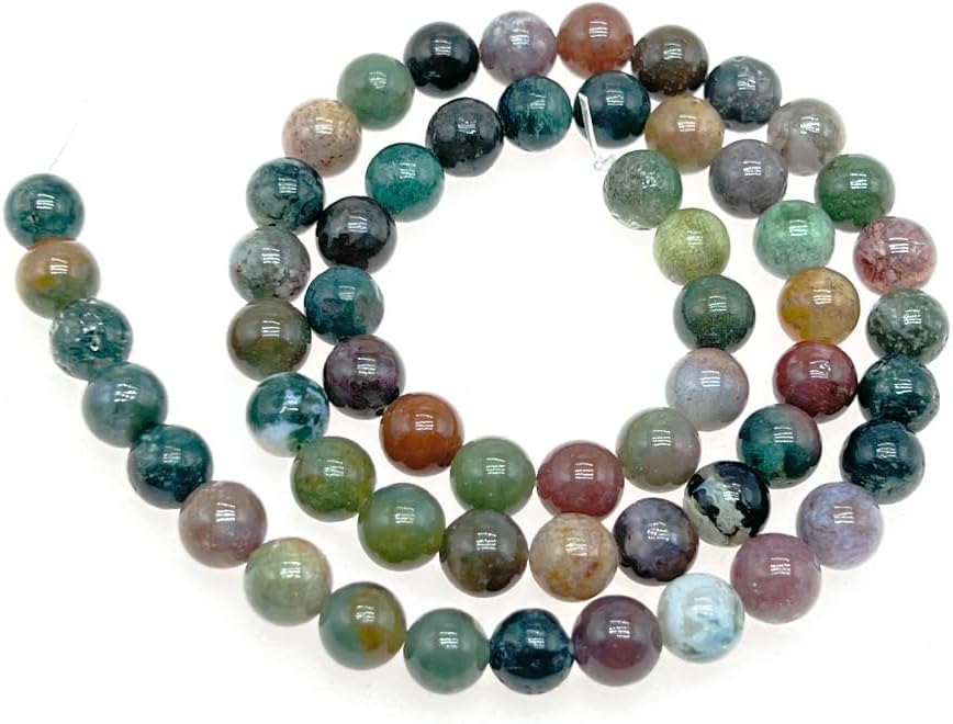 Natural Gemstone Yellow Jade Round Loose Beads for DIY Jewelry Making | 8mm Polished Smooth Stone Beads for Bracelet Necklace Jwelery Making Supplies