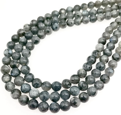 Natural Gemstone Yellow Jade Round Loose Beads for DIY Jewelry Making | 8mm Polished Smooth Stone Beads for Bracelet Necklace Jwelery Making Supplies