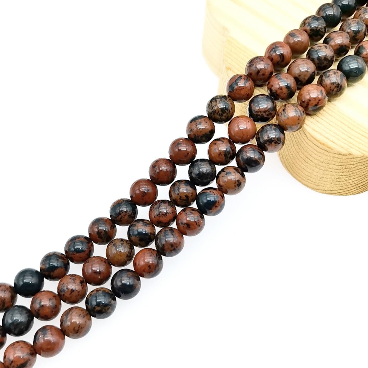 Natural Gemstone Yellow Jade Round Loose Beads for DIY Jewelry Making | 8mm Polished Smooth Stone Beads for Bracelet Necklace Jwelery Making Supplies