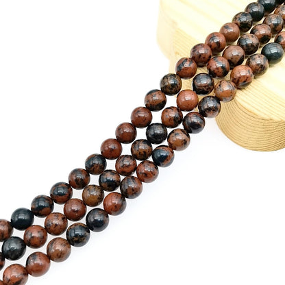 Natural Gemstone Yellow Jade Round Loose Beads for DIY Jewelry Making | 8mm Polished Smooth Stone Beads for Bracelet Necklace Jwelery Making Supplies