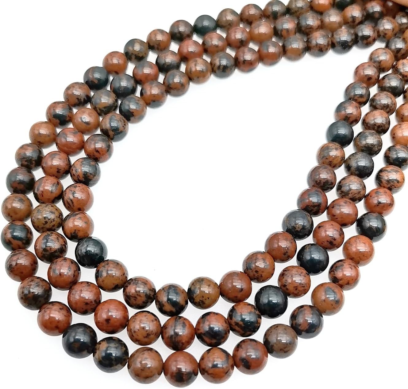 Natural Gemstone Yellow Jade Round Loose Beads for DIY Jewelry Making | 8mm Polished Smooth Stone Beads for Bracelet Necklace Jwelery Making Supplies