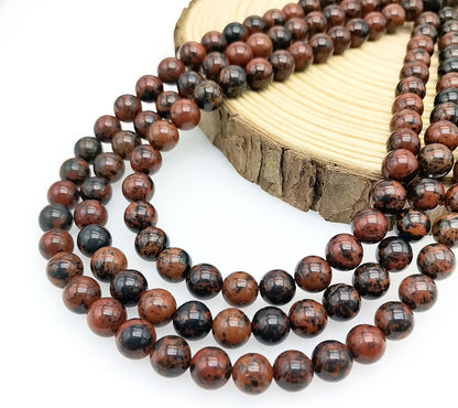 Natural Gemstone Yellow Jade Round Loose Beads for DIY Jewelry Making | 8mm Polished Smooth Stone Beads for Bracelet Necklace Jwelery Making Supplies