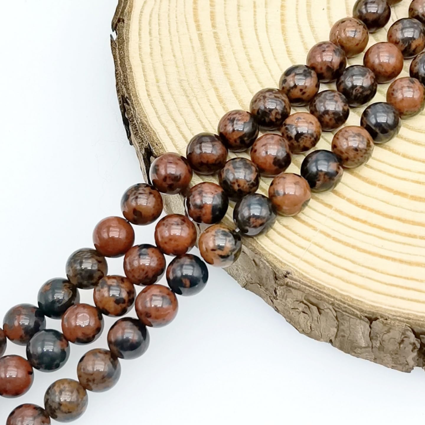 Natural Gemstone Yellow Jade Round Loose Beads for DIY Jewelry Making | 8mm Polished Smooth Stone Beads for Bracelet Necklace Jwelery Making Supplies