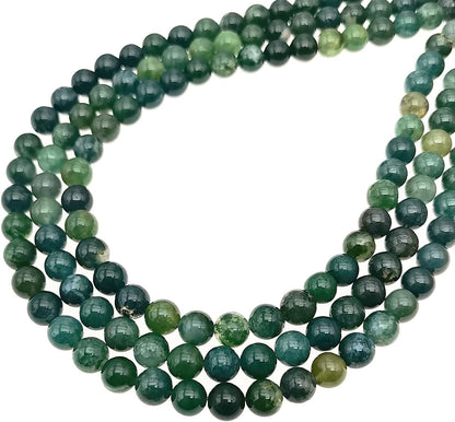 Natural Gemstone Yellow Jade Round Loose Beads for DIY Jewelry Making | 8mm Polished Smooth Stone Beads for Bracelet Necklace Jwelery Making Supplies