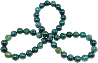 Natural Gemstone Yellow Jade Round Loose Beads for DIY Jewelry Making | 8mm Polished Smooth Stone Beads for Bracelet Necklace Jwelery Making Supplies