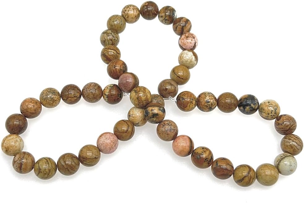 Natural Gemstone Yellow Jade Round Loose Beads for DIY Jewelry Making | 8mm Polished Smooth Stone Beads for Bracelet Necklace Jwelery Making Supplies
