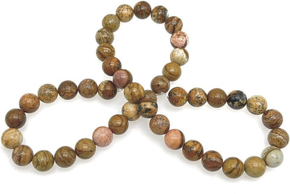Natural Gemstone Yellow Jade Round Loose Beads for DIY Jewelry Making | 8mm Polished Smooth Stone Beads for Bracelet Necklace Jwelery Making Supplies