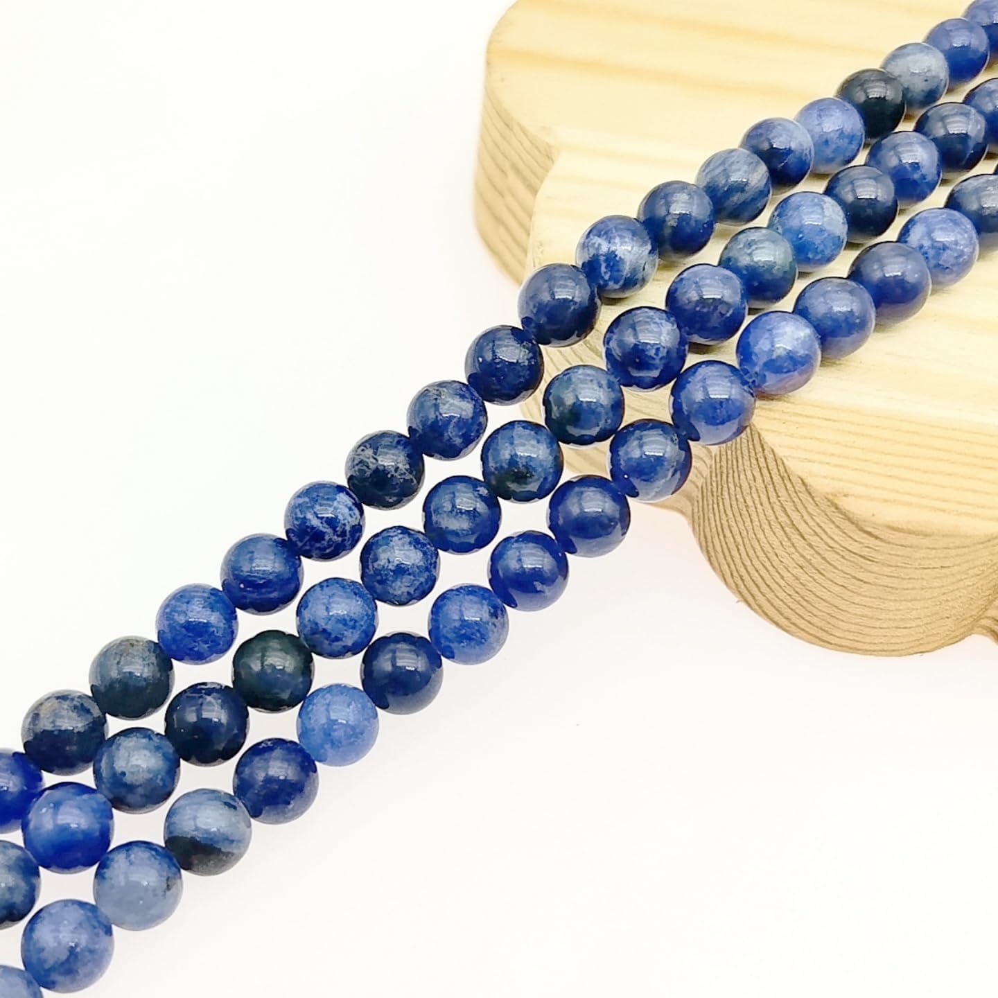 Natural Gemstone Yellow Jade Round Loose Beads for DIY Jewelry Making | 8mm Polished Smooth Stone Beads for Bracelet Necklace Jwelery Making Supplies