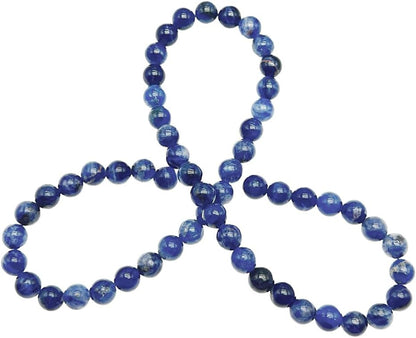 Natural Gemstone Yellow Jade Round Loose Beads for DIY Jewelry Making | 8mm Polished Smooth Stone Beads for Bracelet Necklace Jwelery Making Supplies