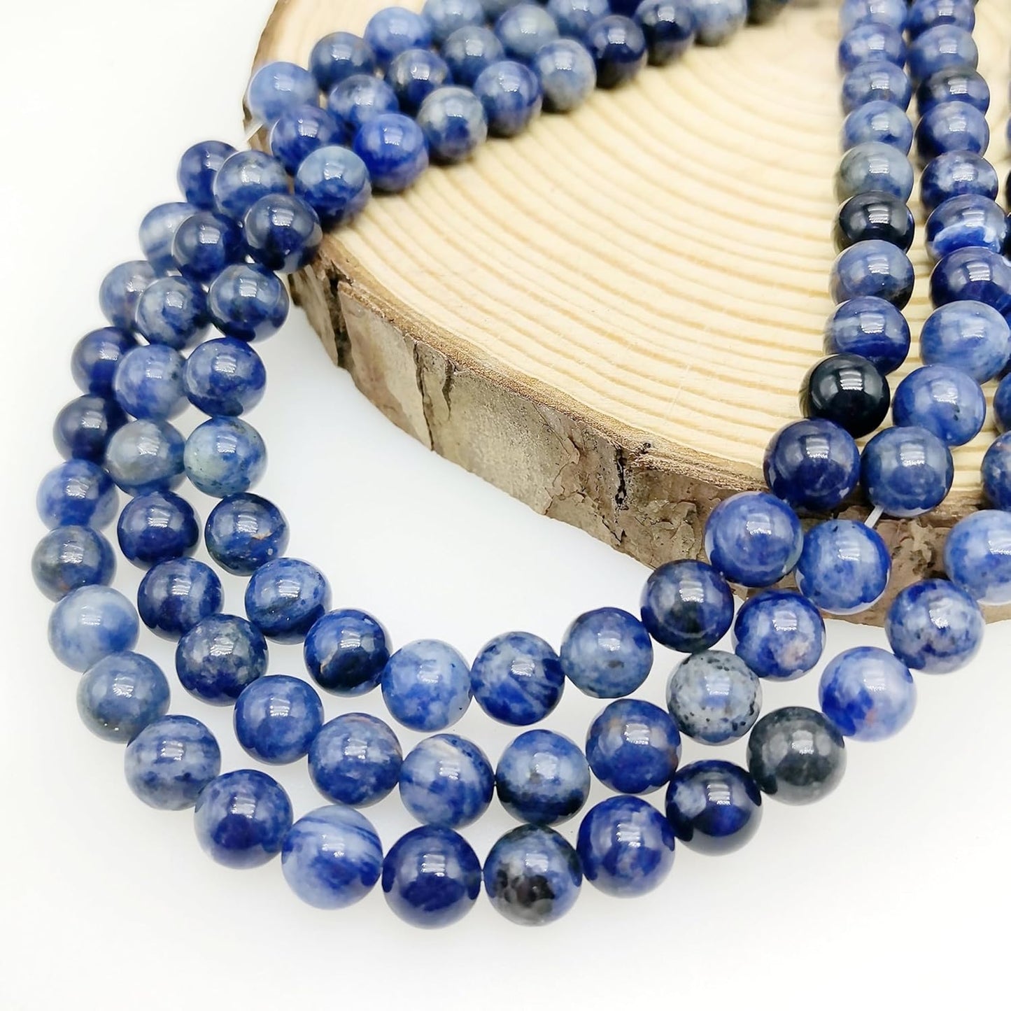 Natural Gemstone Yellow Jade Round Loose Beads for DIY Jewelry Making | 8mm Polished Smooth Stone Beads for Bracelet Necklace Jwelery Making Supplies