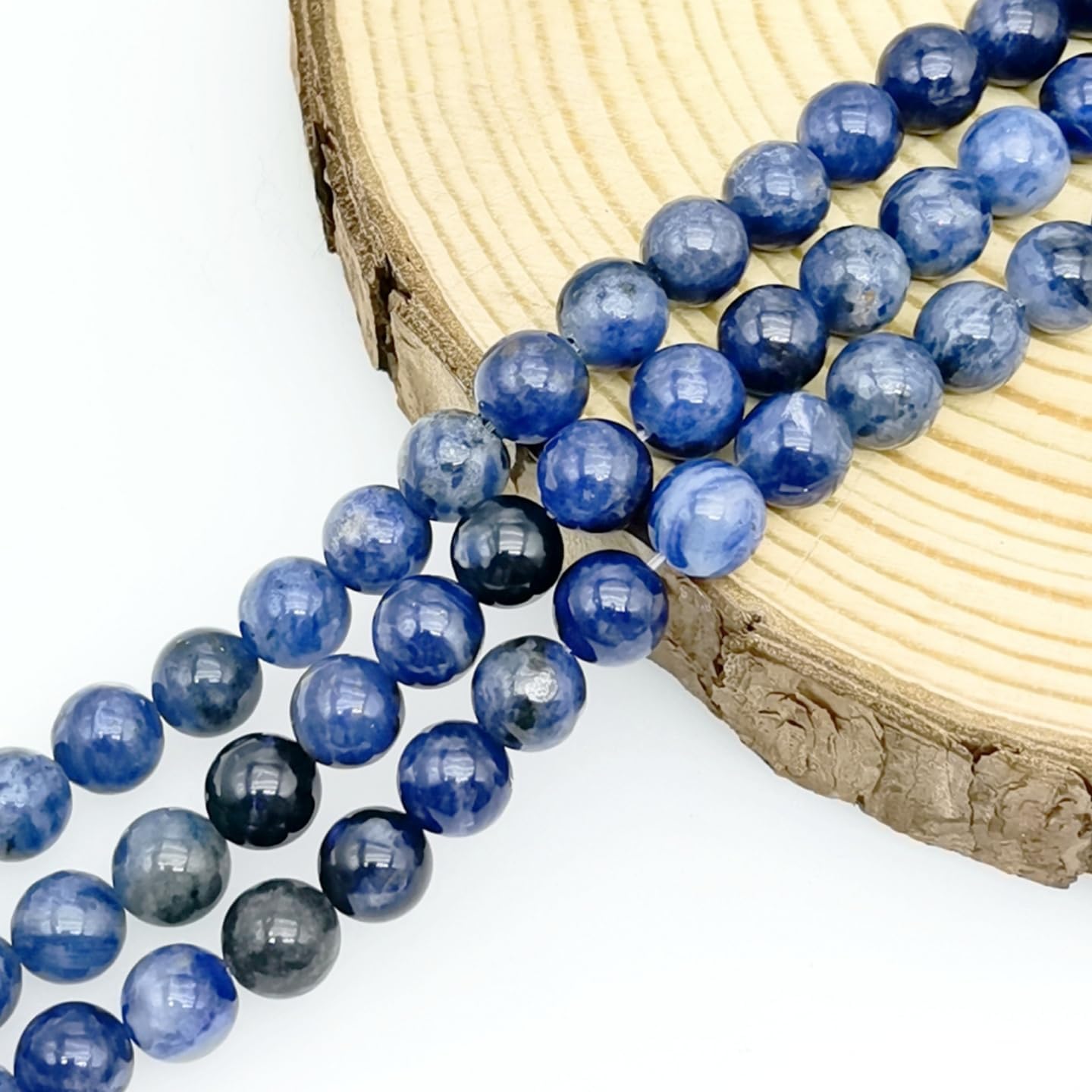 Natural Gemstone Yellow Jade Round Loose Beads for DIY Jewelry Making | 8mm Polished Smooth Stone Beads for Bracelet Necklace Jwelery Making Supplies