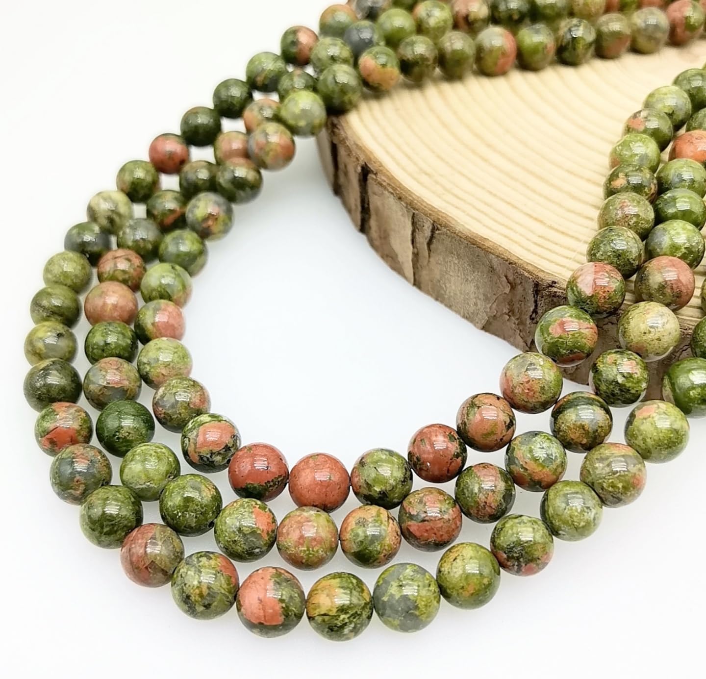 Natural Gemstone Yellow Jade Round Loose Beads for DIY Jewelry Making | 8mm Polished Smooth Stone Beads for Bracelet Necklace Jwelery Making Supplies