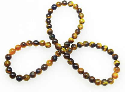 Natural Gemstone Yellow Jade Round Loose Beads for DIY Jewelry Making | 8mm Polished Smooth Stone Beads for Bracelet Necklace Jwelery Making Supplies