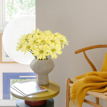 15pcs Daisies Artificial Flowers Faux Yellow Daisies Flowers 12" Fake Wildflowers Flower Silk Flowers for Floral Arrangements Wedding Home Garden Decor (Yellow)