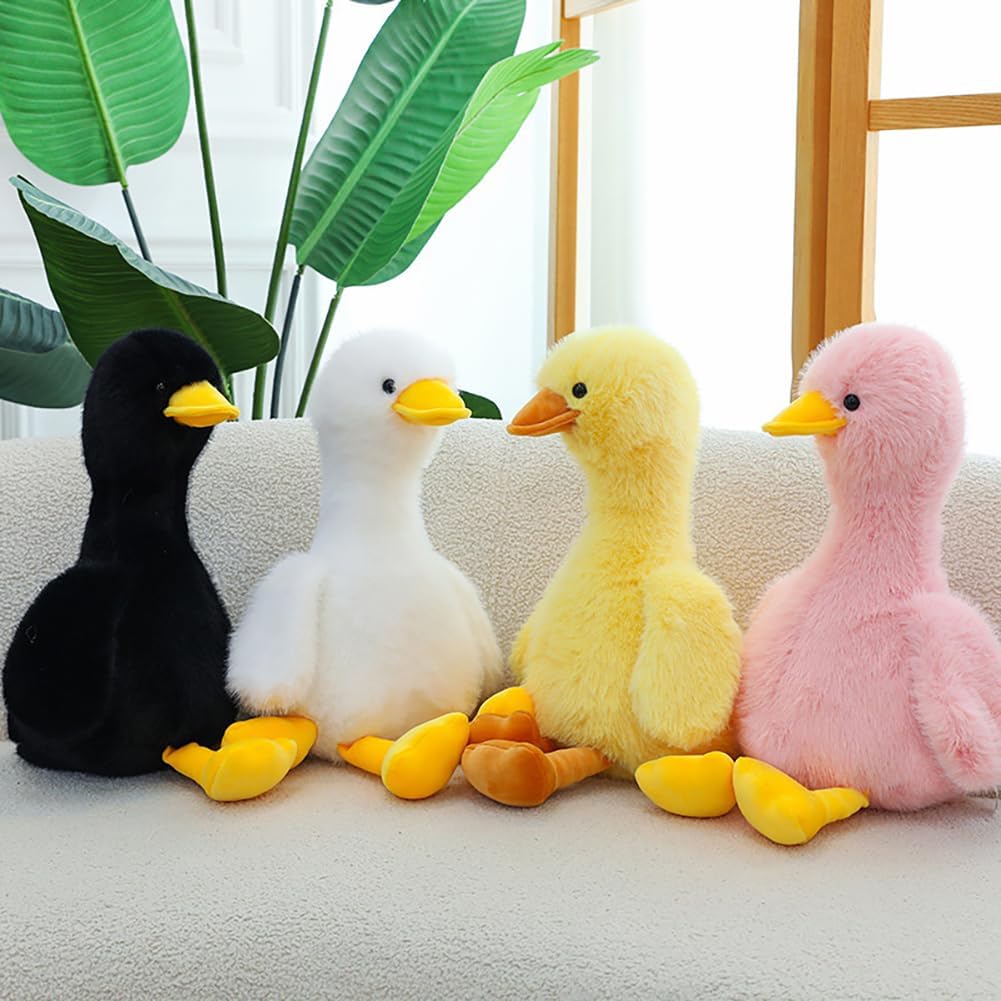 Duck Stuffed Animal, Stuffed Duck Plush Toys, Birthday for Kid Boys Girls (10inch-Yellow)
