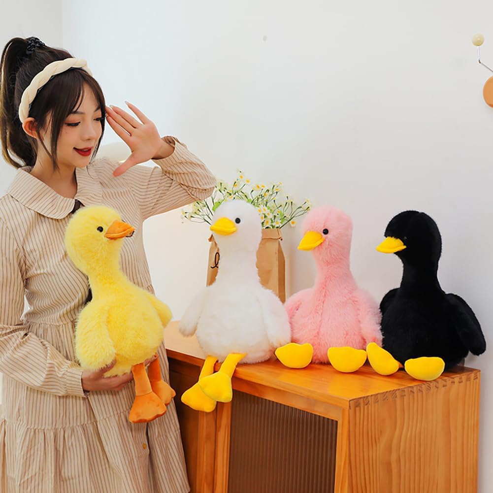 Duck Stuffed Animal, Stuffed Duck Plush Toys, Birthday for Kid Boys Girls (10inch-Yellow)