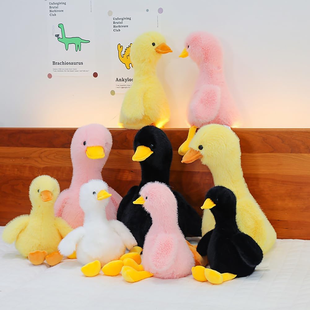 Duck Stuffed Animal, Stuffed Duck Plush Toys, Birthday for Kid Boys Girls (10inch-Yellow)