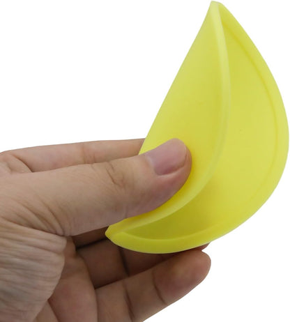 5 Pack Yellow Coasters,Non-Slip Cup Coasters for Tables,Office, Desks,Kitchen,Bar,Drink Coasters,3.93inch